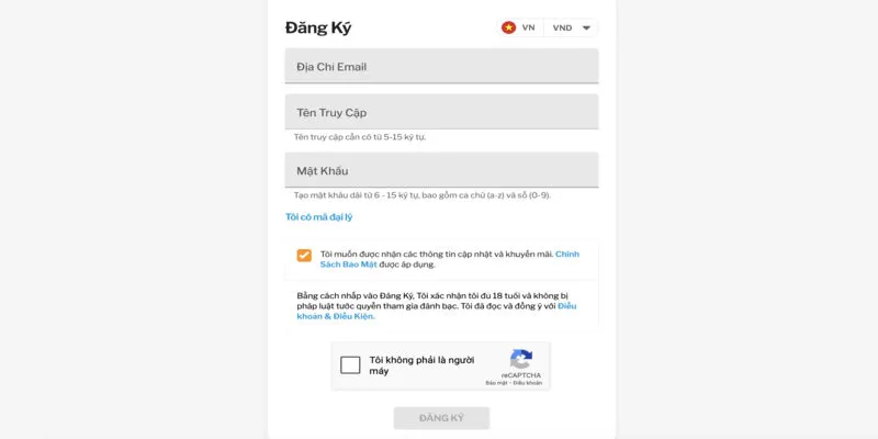 Hướng dẫn đăng ký tài khoản cá cược 188bet