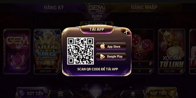 Tải app Gemwin với quy trình siêu đơn giản 