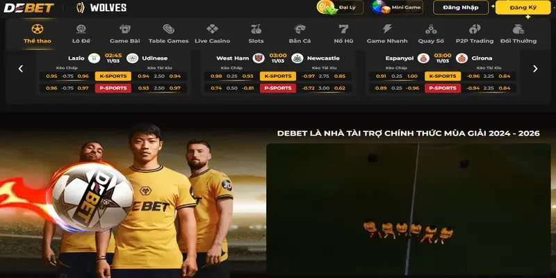 Ưu điểm nổi bật của nhà cái Debet