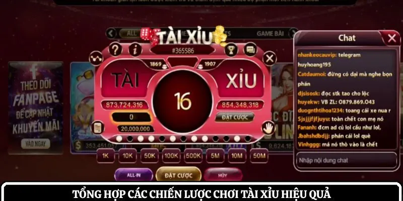 Tổng hợp các chiến lược chơi tài xỉu hiệu quả